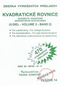 Kniha Kvadratické rovnice, II. diel