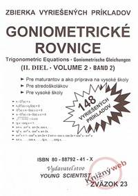 Kniha Goniometrické rovnice II. diel