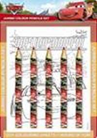 Omalovánka s maxi pastelkami Auta