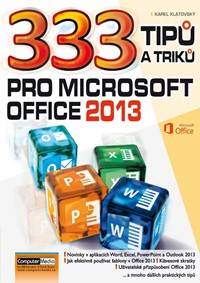 Kniha 333 tipů a triků pro MS Office 2013