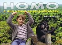 Kniha Homo a jeho návrat do raja šimpanzov
