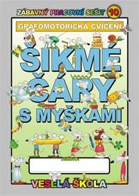 Kniha Šikmé čáry s myškami (grafomotorická cvičení)