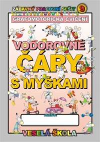 Kniha Vodorovné čáry s myškami (grafomotorická cvičení)