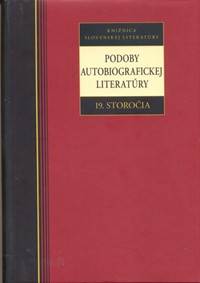 Kniha Podoby autobiografickej literatúry 19. storočia