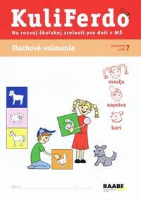 Kniha KuliFerdo Sluchové vnímanie pracovný zošit 7