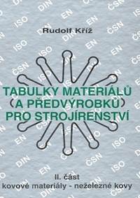 Tabulky materiálů a předvýrobků pro  strojírenství II. část