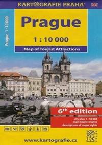 Kniha Prague - Mapa turistických zajímavostí 1:10 000