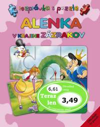 Alenka v krajine zázrakov - Rozprávka s puzzle