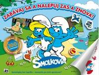 Zabávaj sa a nalepuj zas a znova!  Šmolkovia