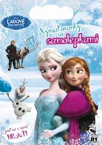 Vymaľovanky so samolepkami - Ľadové kráľovstvo