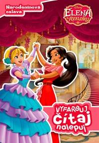 Elena z Avaloru - Vyfarbuj, čítaj, nalepuj