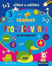 Sčítání a odčítání - Víkendové procvičovánky se samolepkami