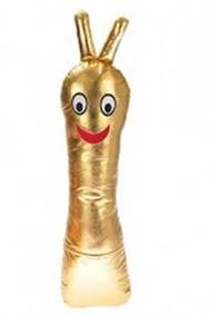 Bludišťák plyšový 30cm zlatý