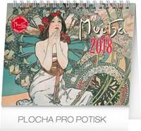Alfons Mucha - stolní kalendář 2018
