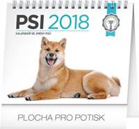 Psi - stolní kalendář 2018