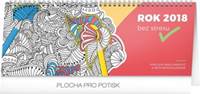 Rok bez stresu - stolní kalendář s omalovánkami 2018