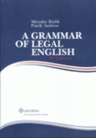 A Grammar of Legal English