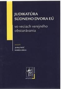 Kniha Judikatúra súdneho dvora EÚ