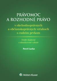 Kniha Právomoc a rozhodné právo