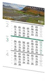 Trojmesačný kalendár Amazing Planet 2019