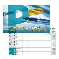 Pracovný riadkový 2018 - stolový kalendár