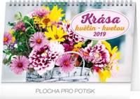 Krása květin – Krása kve- stolní kalendář 2019