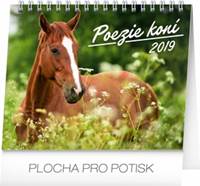 Poezie koní 2019, 16,5 x- stolní kalendář 2019