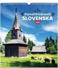 Pamätihodnosti Slovenska - nástenný kalendár 2019