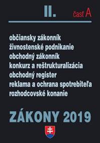 Zákony 2019 II. časť A