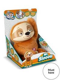 Lenochod Mr. Slooou plyšový opakující slova