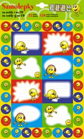 SAMOLEPKY – na sešity – smajlík