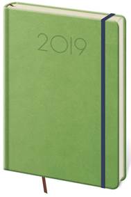 Diář 2019 denní A5 New Praga zelený