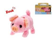 Prase plyšové se zvukem, chodící