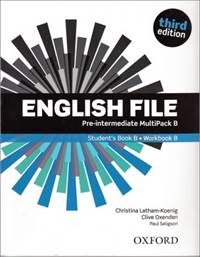 English File Third Edition Pre-intermediate Multipack B