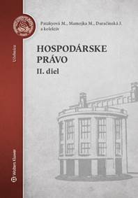 Kniha Hospodárske právo 2. diel