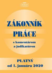 Kniha Zákonník práce s komentárom a judikatúrou platný od 1. januára 2020
