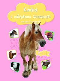 Kniha s nálepkami zvieratiek Kone
