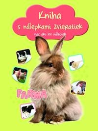 Kniha s nálepkami zvieratiek Farma
