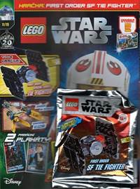 Kniha Lego Star wars časopis + hračka (First order SF TIE Fighter)  11/19