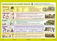 Kniha Slovné druhy neohybné / ohybné (A4)  - Tabuľka