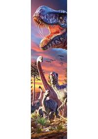 Kniha 3D záložka - T-rex attack