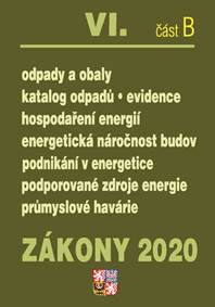Zákony VI část B 2020 – Odpady, Obaly -