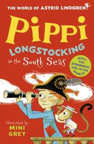 Kniha Pippi Longstocking in the South Seas