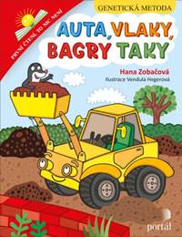 Kniha Auta, vlaky, bagry taky