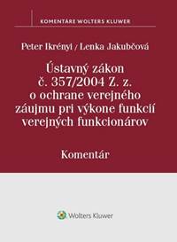 Kniha Ústavný zákon o ochrane verejného záujmu