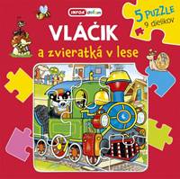 Kniha Vláčik a zvieratká v lese - puzzle