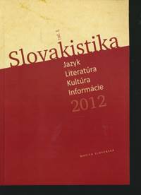 Slovakistika 1/2012