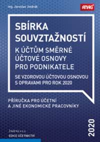 Sbírka souvztažností k účtům směrné účtové osnovy 2020