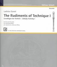Kniha The Rudiments of Technique I