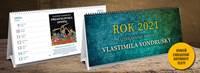 Rok 2021 s literárními hrdiny Vlastimila Vondrušky - stolní kalendář